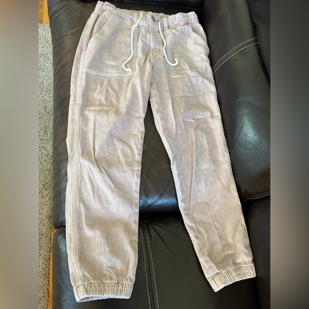 American Eagle Pale Pink Jean Joggers